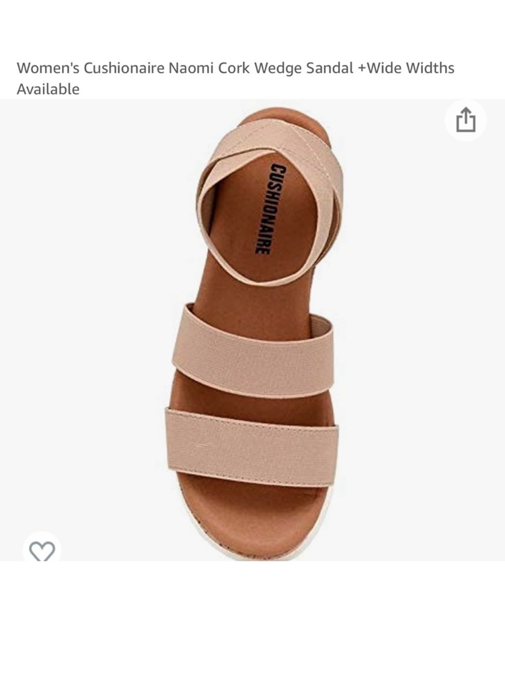 Cushionaire Platform Sandals